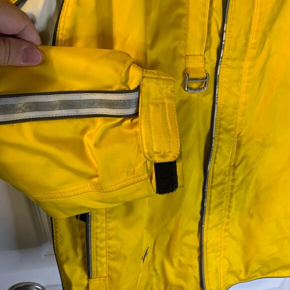 Vintage Men's Phenix Snowboarding Jacket Size L Yellow Full Zip Adj Cuffs Skiing - Picture 6 of 16